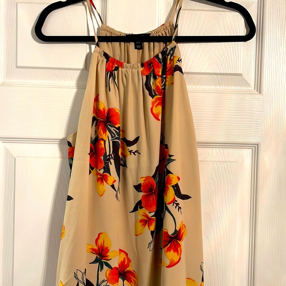 Cami halter floral top
